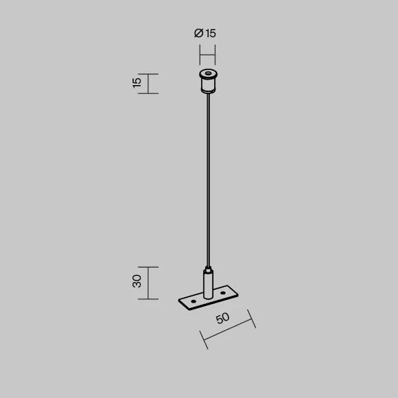 Гибкий подвес для уличной трековой системы Maytoni Elasity IP O-TR001-PB-H2M, Черный, Алюминий, Германия Гибкий подвес для уличной трековой системы Maytoni Elasity IP O-TR001-PB-H2M, Черный, Алюминий, Германия