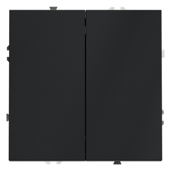 Выключатель с самовозвратом двухклавишный Voltum S70 VLS020607