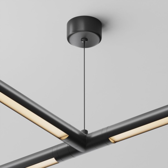 Тросовый подвес с потолочной чашей Maytoni Shelf CA029SW-L1000-B