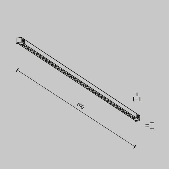 Трековый магнитный светильник Maytoni Technical Points Exility X TR241-2-12W4K-B