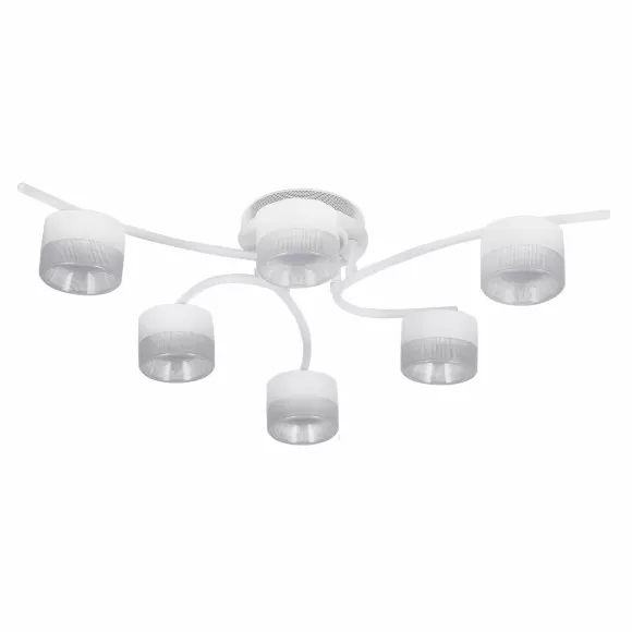 Потолочный светильник Escada Glowen 120011/6C White ES0000030L, Белый, Металл, Акрил Потолочный светильник Escada Glowen 120011/6C White ES0000030L, Белый, Металл, Акрил
