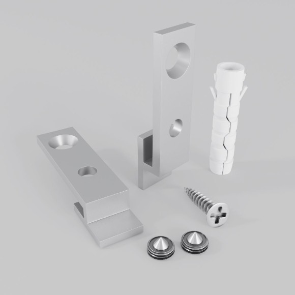 Комплект креплений для радиусного профиля со свеченим вверх/вниз (2 шт.) Maytoni Led strip ALM-3535R-2MT