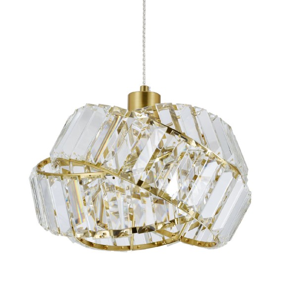 Подвесной светильник Indigo Frizzante 12015/A/1P Brass V000488