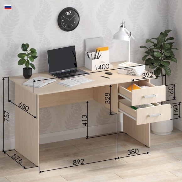 Стол письменный СП 3 JZZ_SP-3M