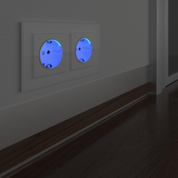 Розетка с заземлением и подсветкой Werkel белая W1171401 4690389155338