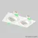 Встраиваемый светильник Crystal Lux CLT 002C2 WH V2