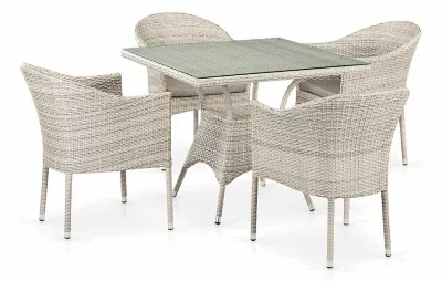 Набор уличный T190B/Y350A-W85-90x90 Latte 4Pcs AFN_T190B_Y350A-W85-90x90_Latte_4Pcs