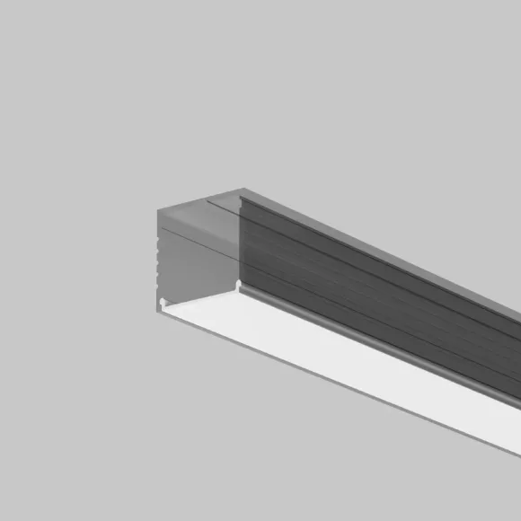 Рассеиватель для профиля 35×35 Maytoni Led Strip ALM-3535A-O-DF-10M 642031, вид сбоку Рассеиватель для профиля 35×35 Maytoni Led Strip ALM-3535A-O-DF-10M 642031, вид сбоку