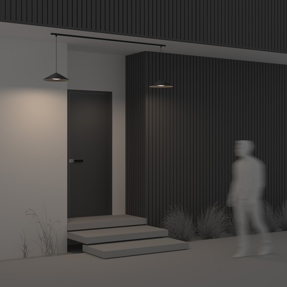 Уличный трековый светильник Maytoni Campana O-TR01-1-P-12WB3K