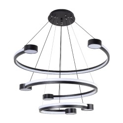 Подвесная светодиодная люстра LED4U L7100-3 BK