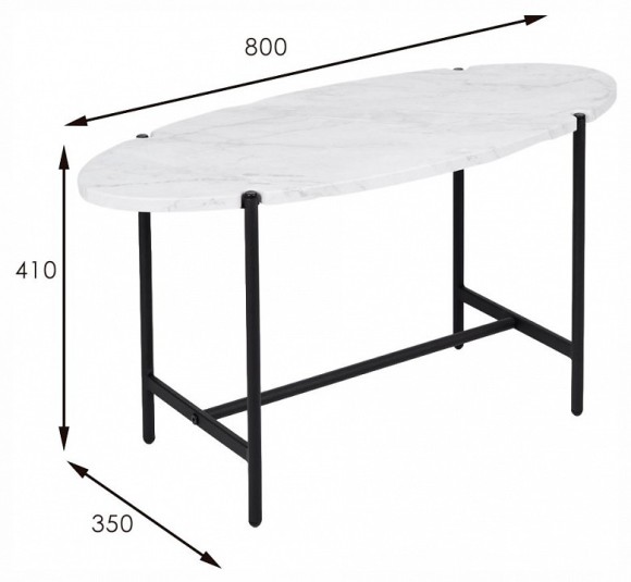 Стол журнальный МеталлАрт М025 ML_4673750200134