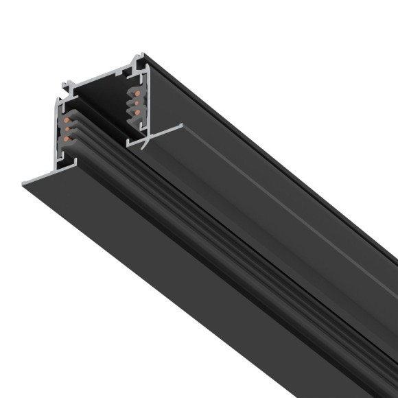 Шинопровод шестиконтактный встраиваемый трехфазный со стыковочными пазами (круглые медные жилы), 3м Lightstar Quattro/DALI/ 503038-R-DALI