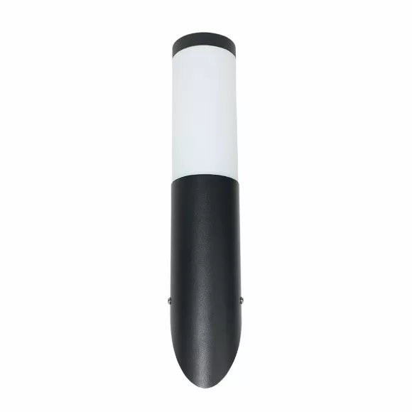 Уличный настенный светильник Arte Lamp Salire A3157AL-1BK, Черный, Белый, Металл