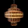 Подвесная люстра Loft IT Celebration 10579/600 Amber, Бронза, Янтарный, Металл, декоративные элементы крупным планом
