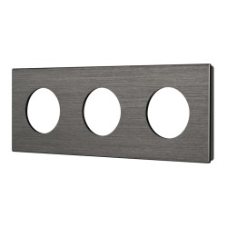 Рамка 3-местная алюминиевая Arlight FRM-PRESTO-ALR-3-GR 043873