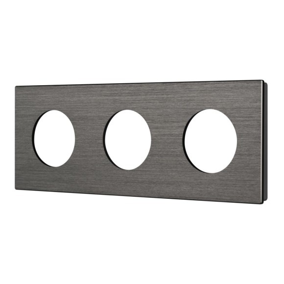 Рамка 3-местная алюминиевая Arlight FRM-PRESTO-ALR-3-GR 043873