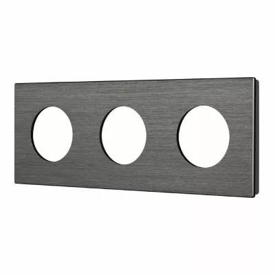 Рамка 3-местная алюминиевая Arlight FRM-PRESTO-ALR-3-GR 043873