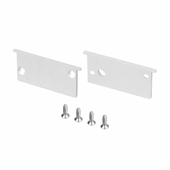 Комплект заглушек Arlight SL-BEVEL-W32-F (Алюминий) 063942