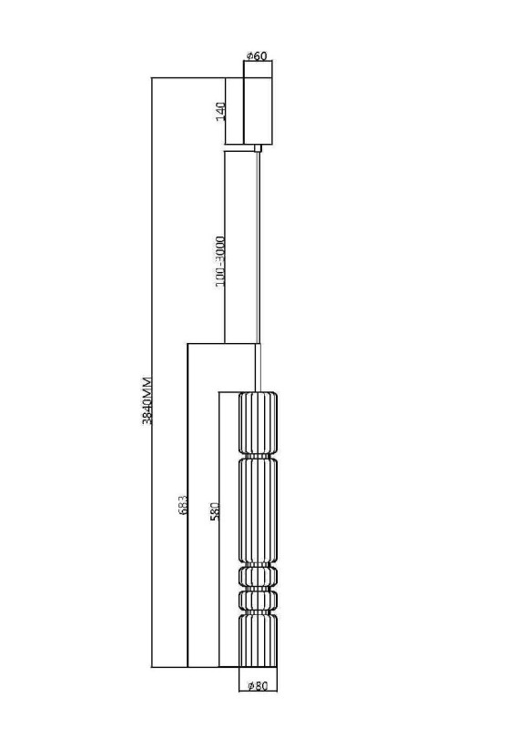 Подвесной светильник Maytoni Ordo MOD272PL-L12CH3K