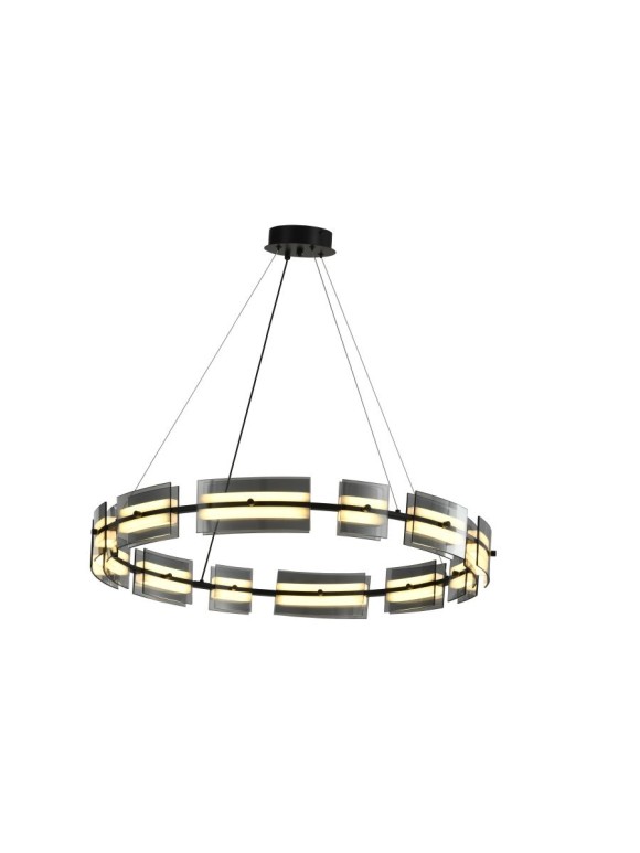 Подвесная светодиодная люстра с пультом управления Zortes Loft ZRS.1802.80