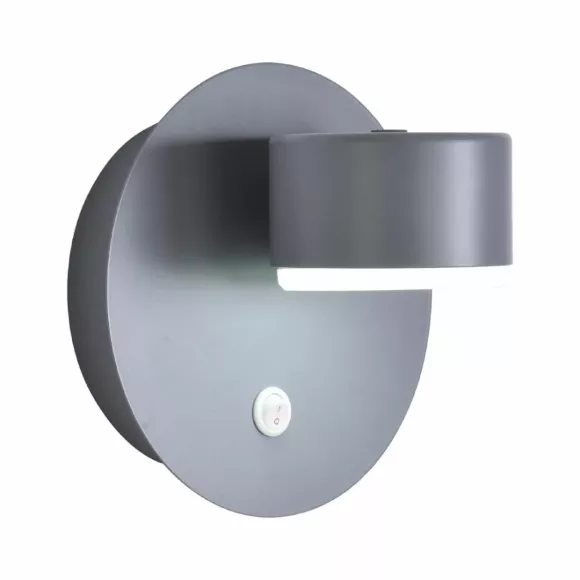 Бра Lumion Comfi Torina 8345/1W, Минимализм, Серый, Металл Бра Lumion Comfi Torina 8345/1W, Минимализм, Серый, Металл