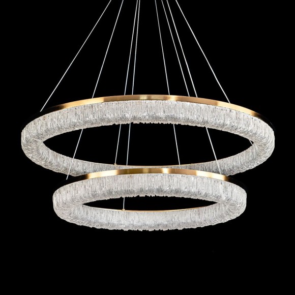 Подвесная светодиодная люстра с пультом управления Modelux MS.9025.800.600 BS