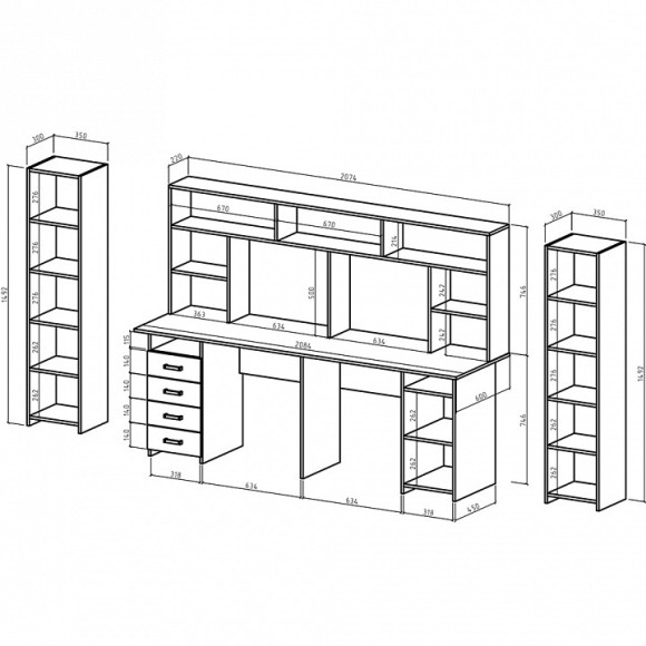 Набор для детской Лайт-14 СН MAS_USHLT-14-SN-BEL