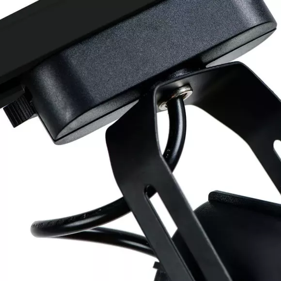 Трековый светильник Arte Lamp A6252PL-1BK, Хай-тек, Черный Трековый светильник Arte Lamp A6252PL-1BK, Хай-тек, Черный