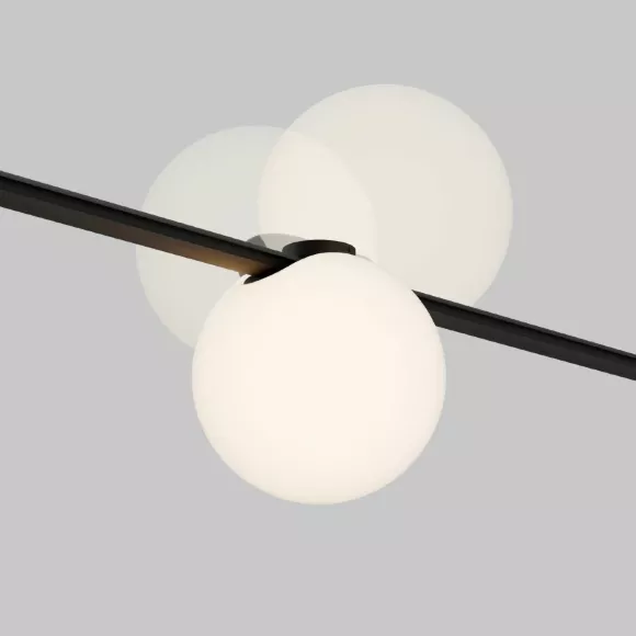 Трековый светильник Maytoni Technical Luna Arity TR236-1-5W3K-B, Черный, Белый, Теплый белый, вид снизу Трековый светильник Maytoni Technical Luna Arity TR236-1-5W3K-B, Черный, Белый, Теплый белый, вид снизу