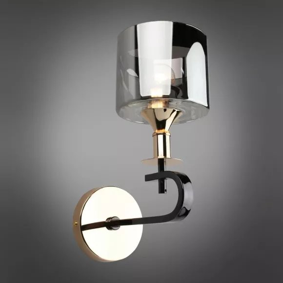 Бра Omnilux Ausonia OML-68701-01, Золото, Зеркальный, Металл