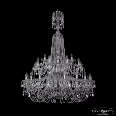 Подвесная люстра Bohemia Ivele Crystal 1402/20+10+5/400/XL-160/2d Ni