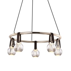 Подвесная светодиодная люстра Delight Collection P0853 P0853-5C s-gold