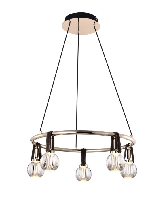 Подвесная светодиодная люстра Delight Collection P0853 P0853-5C s-gold