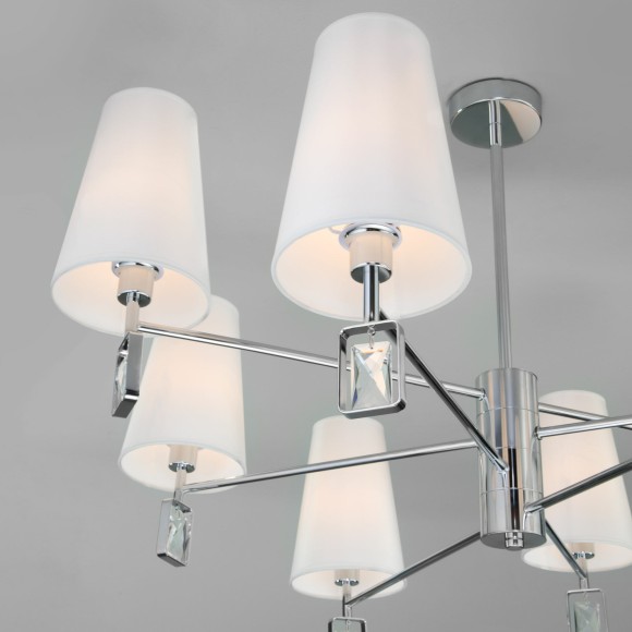Люстра на штанге Eurosvet Milazzo 60137/8 хром a060126