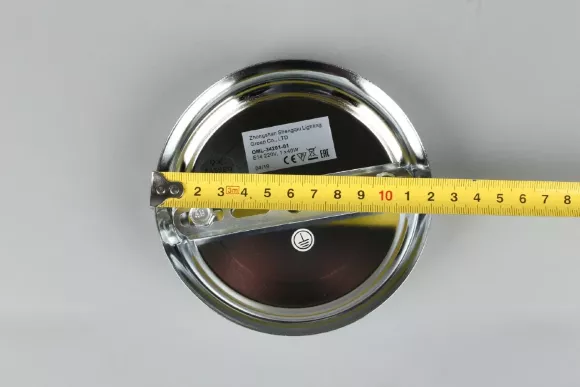 Бра Omnilux Neviano OML-34201-01, Хром, Белый, Металл, вид сверху