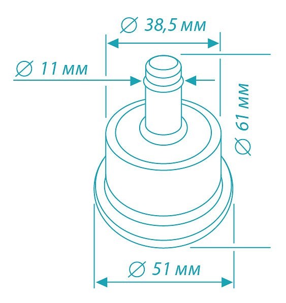 Ножки для кресла FootSet35 BUR_812671