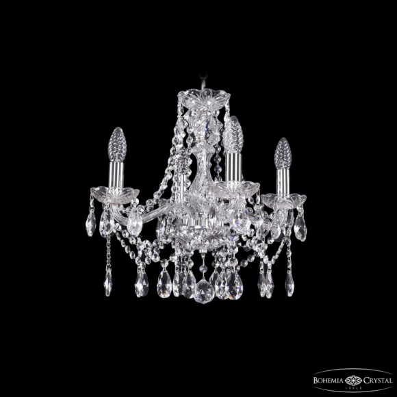 Подвесная люстра Bohemia Ivele Crystal 1413/4/141 Ni