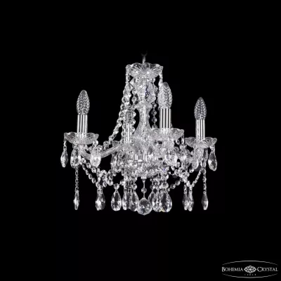 Подвесная люстра Bohemia Ivele Crystal 1413/4/141 Ni