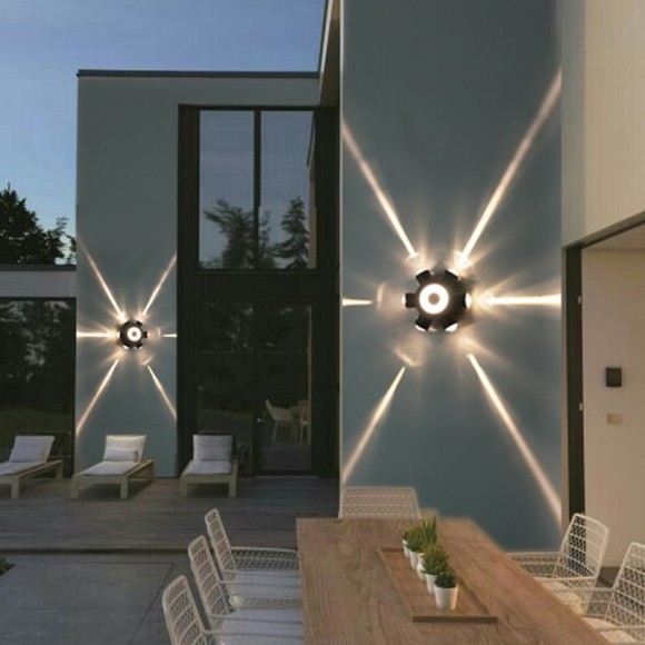 Архитектурный светильник Reluce 86973-9.2-007U LED2W+6*1W BK