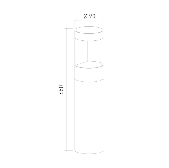 Ландшафтный светильник Elektrostandard Nimbus 35126/F серый 4690389175046, 4000, Нейтральный белый