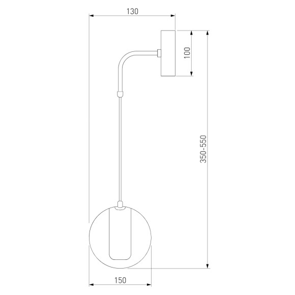Бра Eurosvet Cobble 50258 LED дымчатый a065593