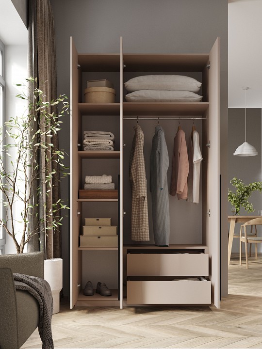 Шкаф платяной София 3323.М1 MEL_3323