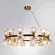 Подвесная люстра Divinare Alessandro 7205/17 LM-24, Золото, Прозрачный, Металл