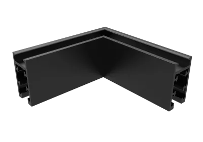 Соединитель для магнитного накладного шинопровода угловой Crystal Lux CLT 0.216 04 BL
