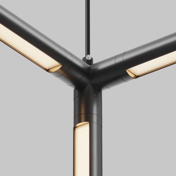 T-образный вертикальный коннектор с вводом питания Maytoni Shelf CA016TC-P-B