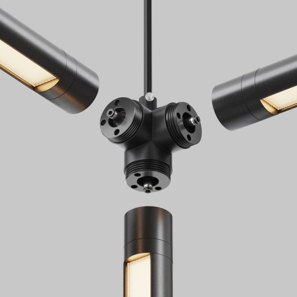 T-образный вертикальный коннектор с вводом питания Maytoni Shelf CA016TC-P-B