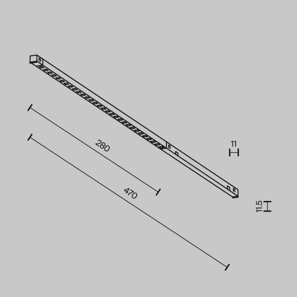 Трековый магнитный светильник Maytoni Technical Points Exility X TR241-4-6WTW-DD2-B