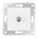 Розетка спутниковая SAT TV Arte Milano 203.42-1.white