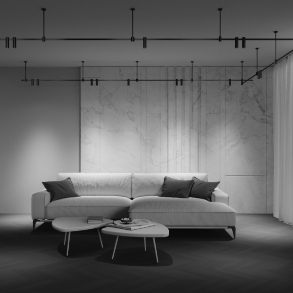 Трековый магнитный светильник Maytoni Focus TR143-1-5W3K-W-B