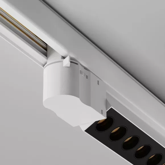 Трековый трехфазный светильник Maytoni Points TR195-3-20W2.7K-M-W, Белый, Теплый белый, Алюминий